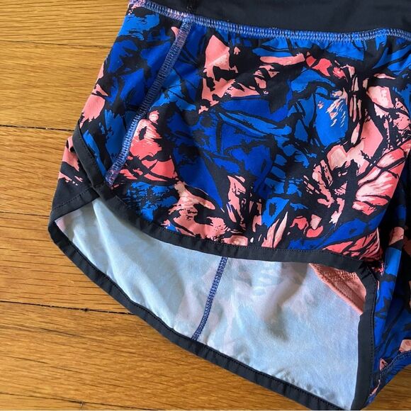 Lululemon Orange Blue Paint Storm Harbor Lightweight Gym Run Workout Shorts 4 - Picture 6 of 15